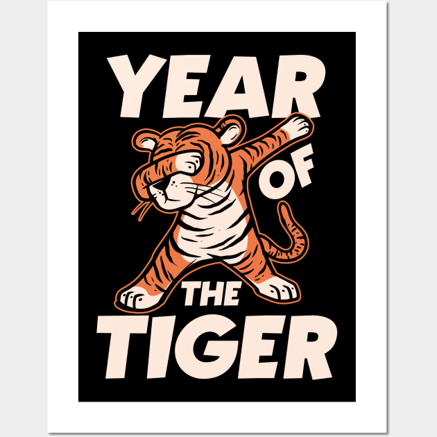 Year Of The Tiger Chinese New Year 2022 Wall Art by TheAparrelPub